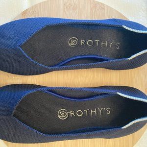 Rothy's Navy Flats size 7 1/2